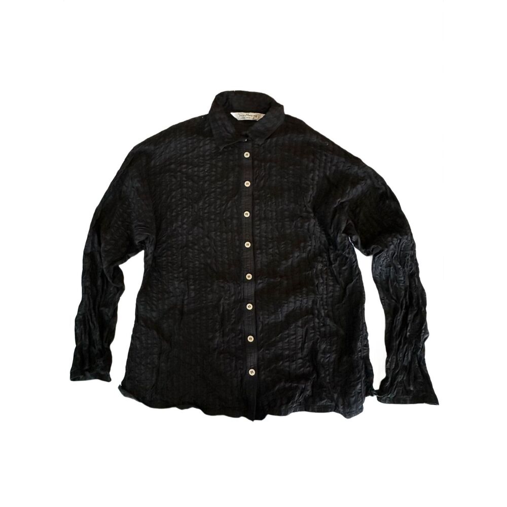 Yacco Maricard Classic Pintuck Shirt Black
